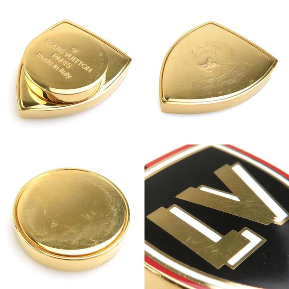 Louis Vuitton Brooch Charm Bijoux Sac Summer Feel Gold Black Women's M67293 e...